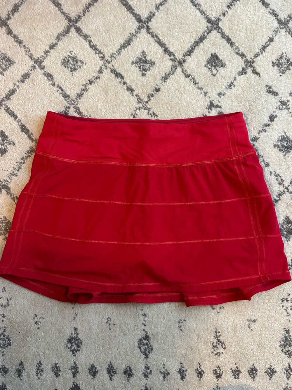 lululemon athletica Bright Red Athletic Skirt